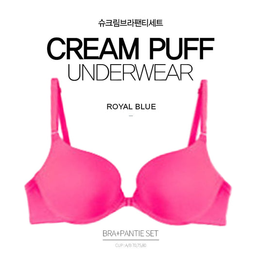 Front Button Gathering Sexy Bra