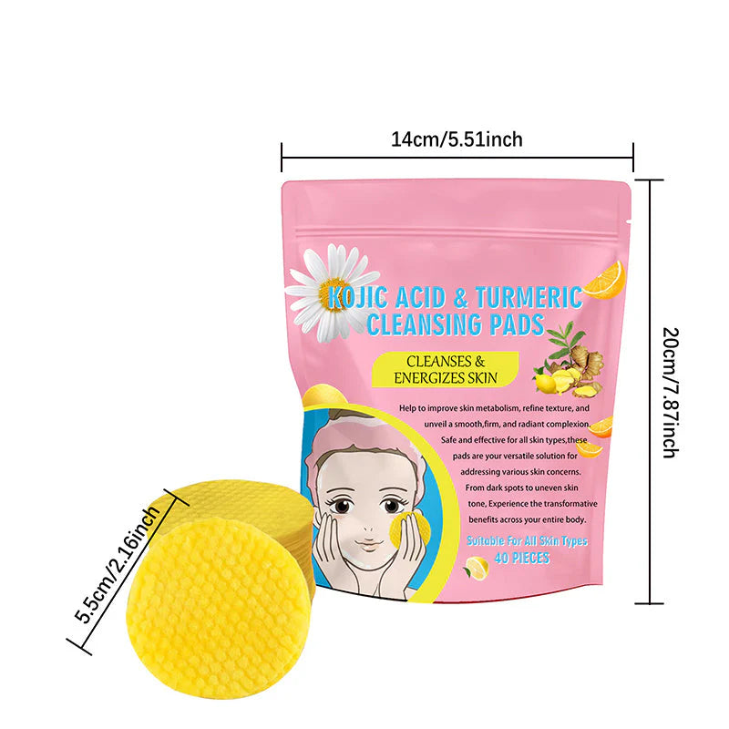 Turmeric and Kojic Acid Pads for Face