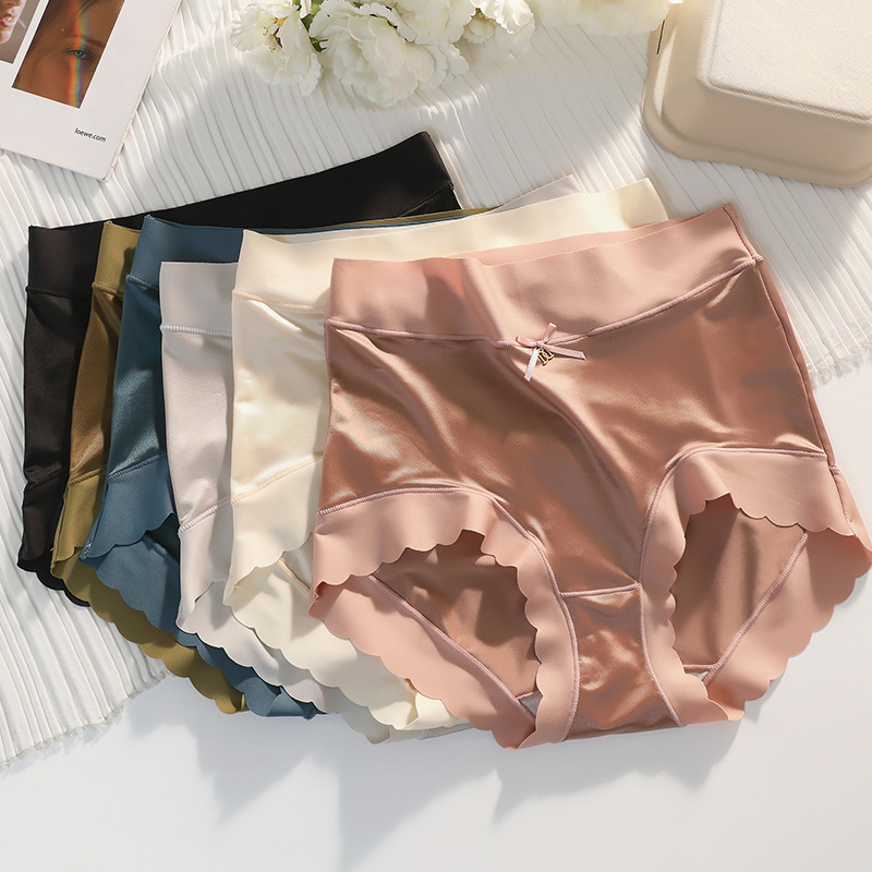 Satin Ice Silk Seamless Shaping Briefs