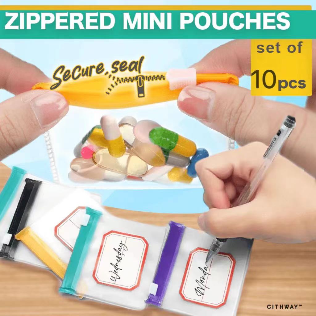 Cithway™ Reusable Zippered Mini Pouches (SET of 10)