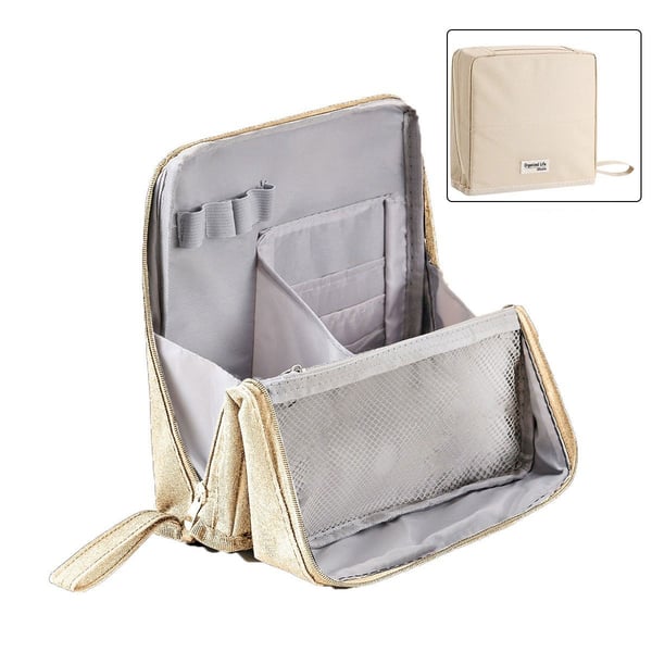 🎉Standing Makeup Bag – Portable, Large Capacity