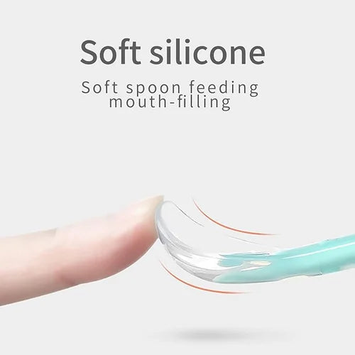 Double Head Baby Silicone Food Spoon