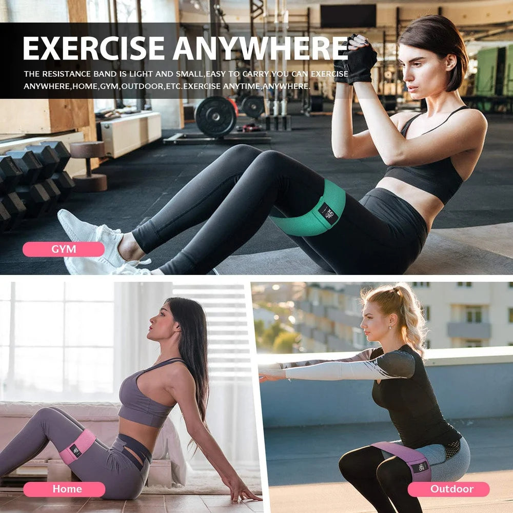 Yoga Resistance Booty Band Home Workout