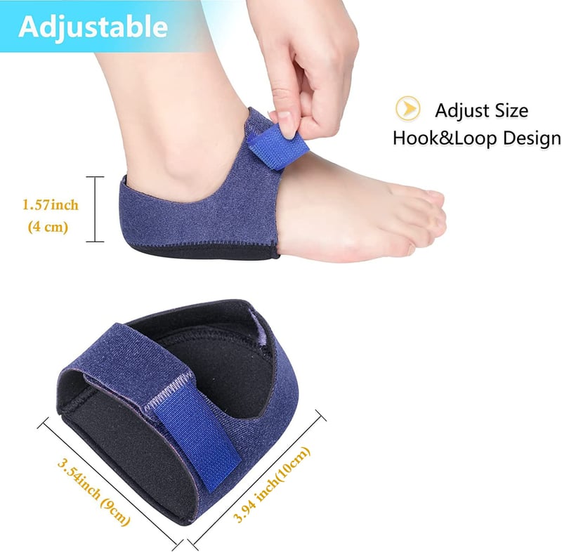 Universal Heel Protectors Heel Cups for Heel Pain Plantar Fasciitis