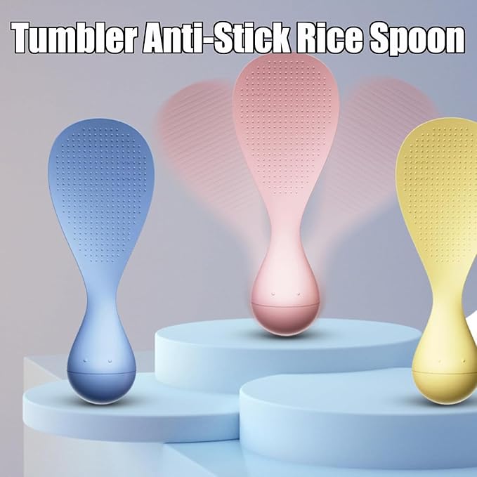 Creative tumbler🍴non-stick rice spoon🥄
