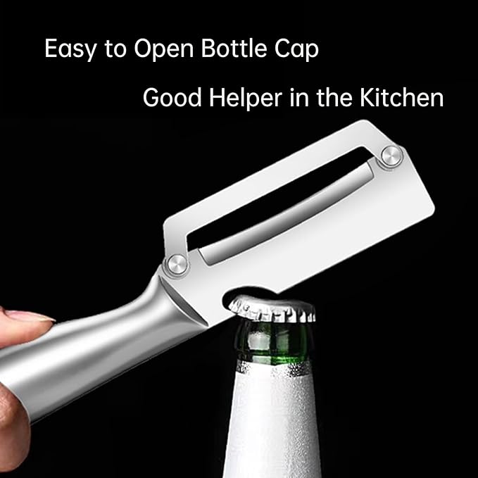 Multifunctional Stainless Steel Vegetable Peeler and Bottle Opener
