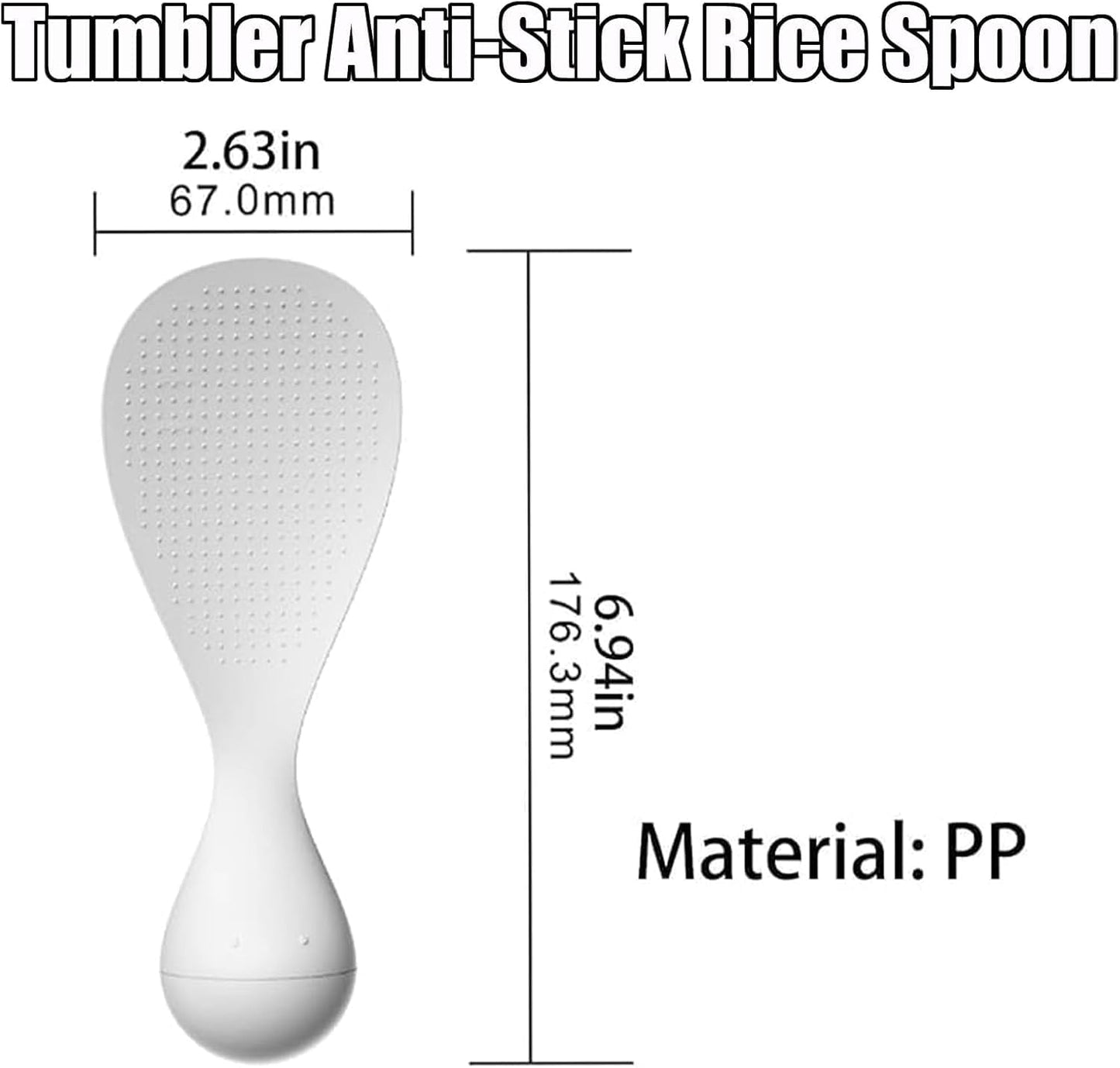 Creative tumbler🍴non-stick rice spoon🥄