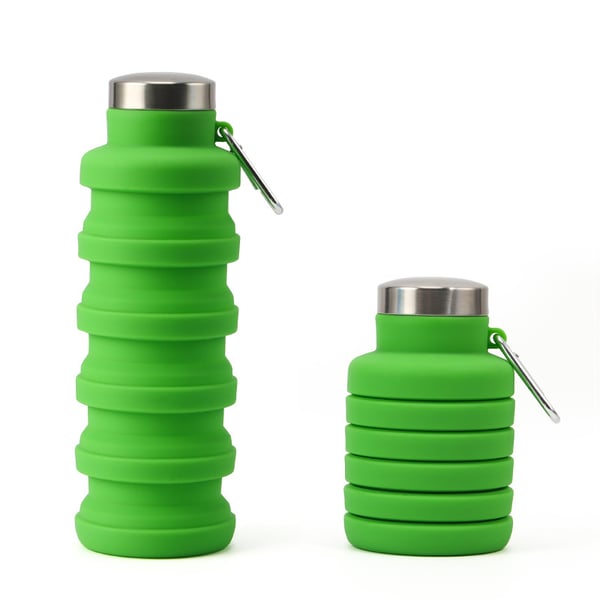 🔥🔥Silicone foldable water bottle 500ml – Ideal for sports, travel & outdoor – Reusable & BPA-free