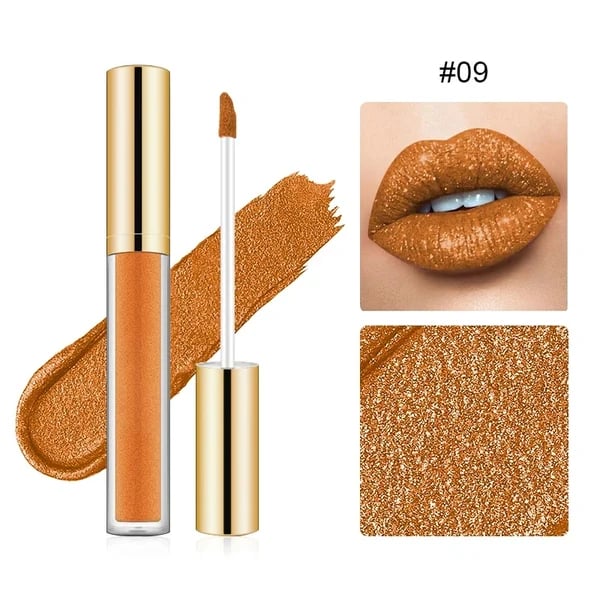 đŸ”¥Metallic Liquid Diamond Glitter Lipstick