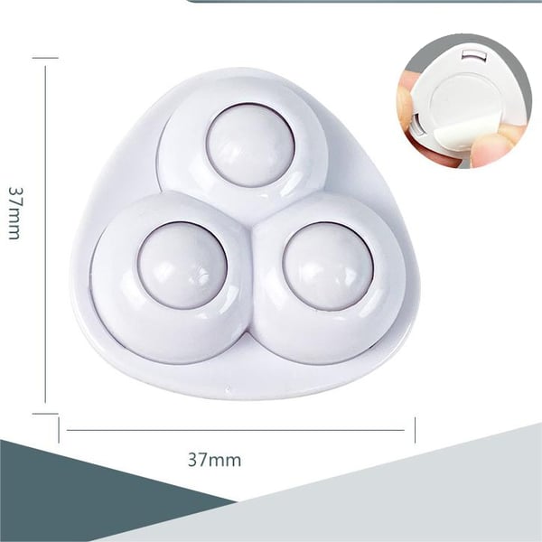 💝360° rotating three-ball caster(4PCS)