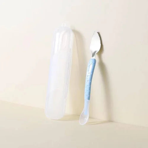 Double Head Baby Silicone Food Spoon