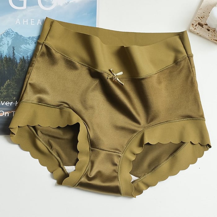 Satin Ice Silk Seamless Shaping Briefs