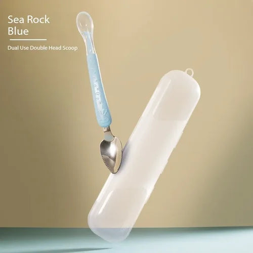 Double Head Baby Silicone Food Spoon