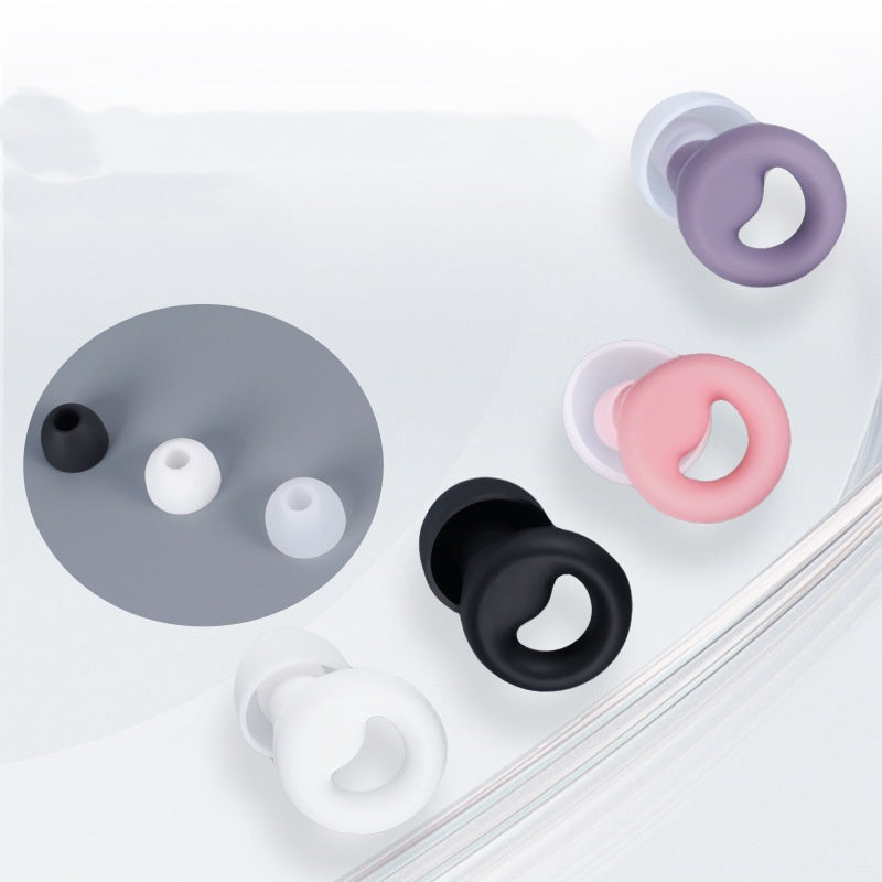 Anti-Snoring Sleep Earplugs(1 pair of main body + large, medium and small ear caps)