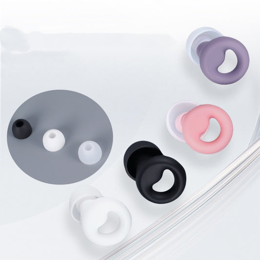 Anti-Snoring Sleep Earplugs(1 pair of main body + large, medium and small ear caps)