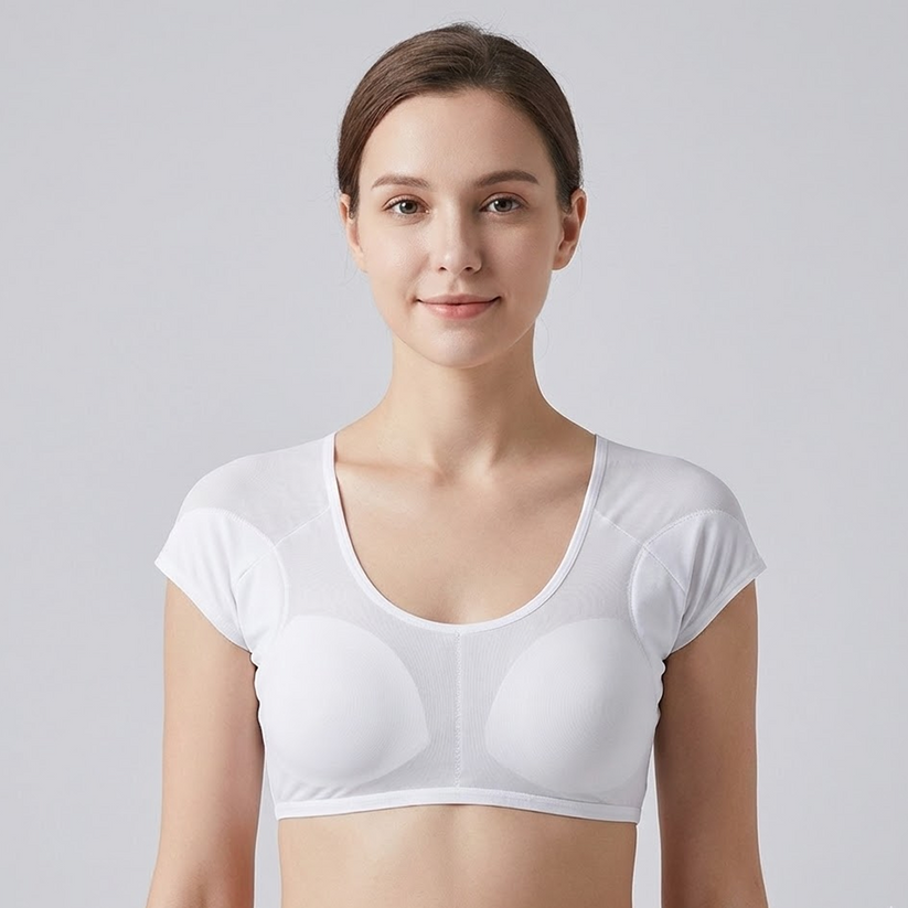✨ Comfort Base Tank Top with Sweat-Proof Underarm Pads | Stay Fresh, Dry, Confident All Day