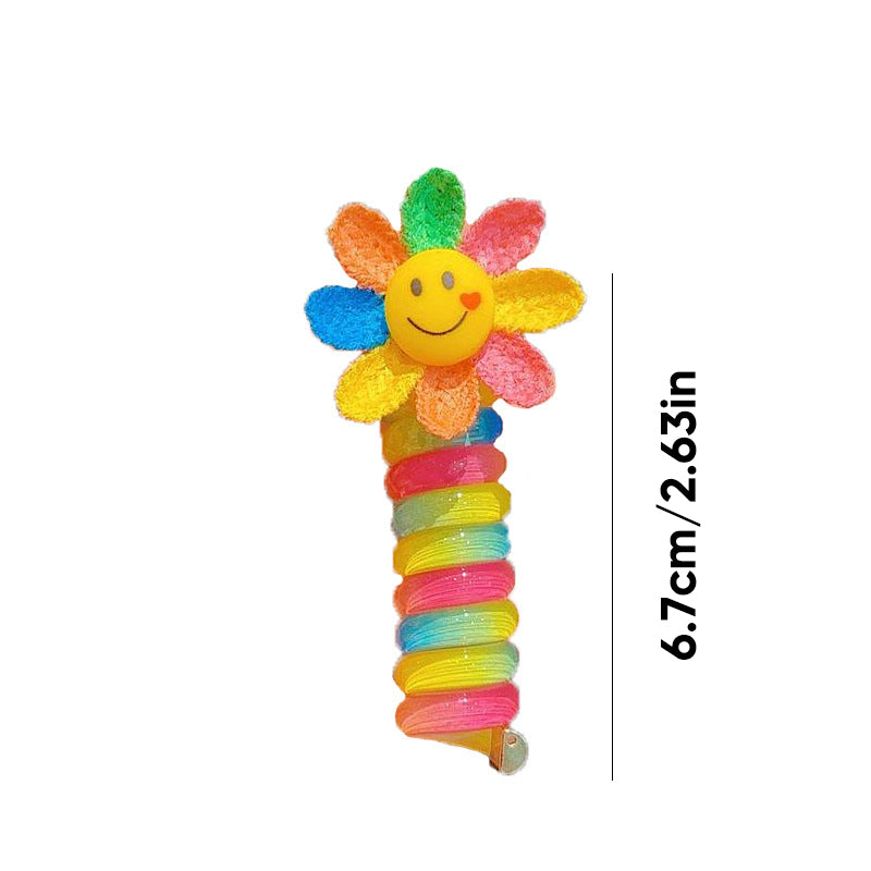 Colorful Telephone Wire Hair Bands For Kids