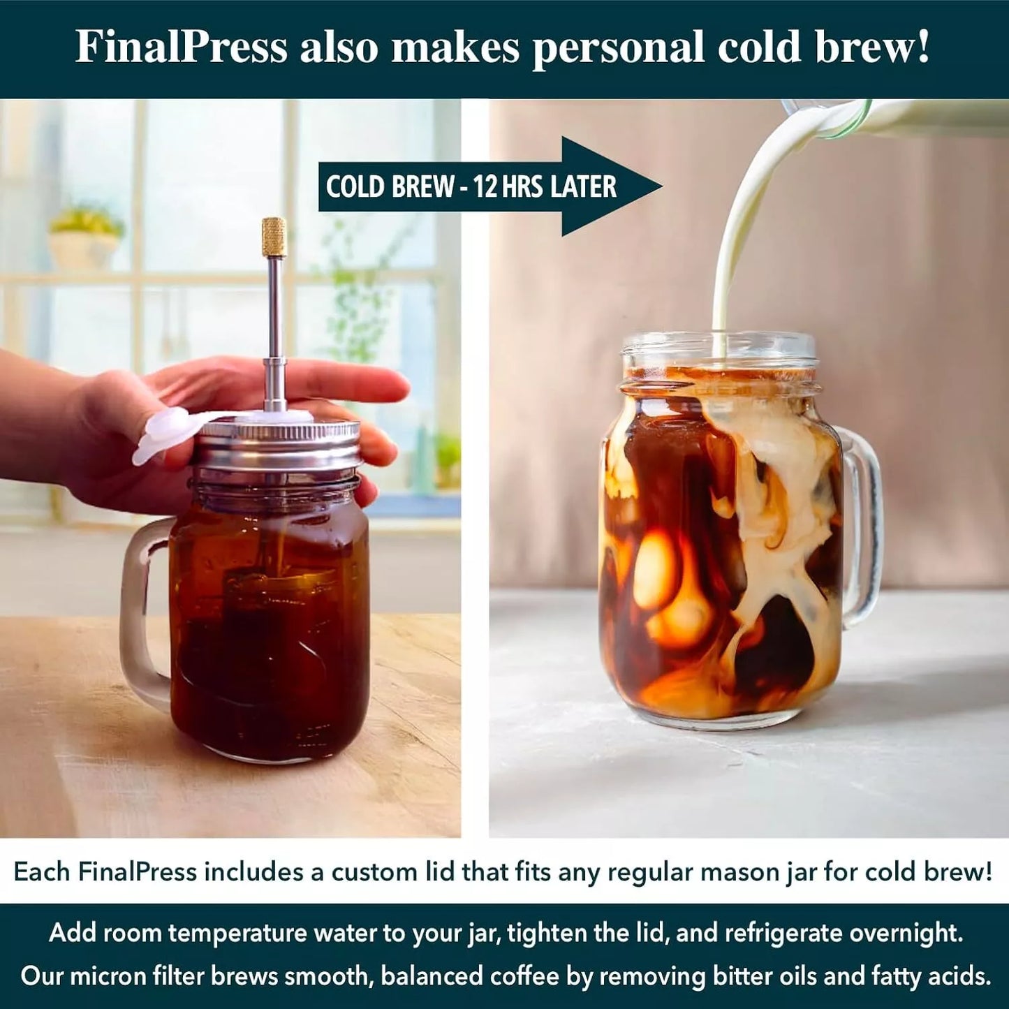 Press Coffee Filter: A new way to brew perfect coffee & tea