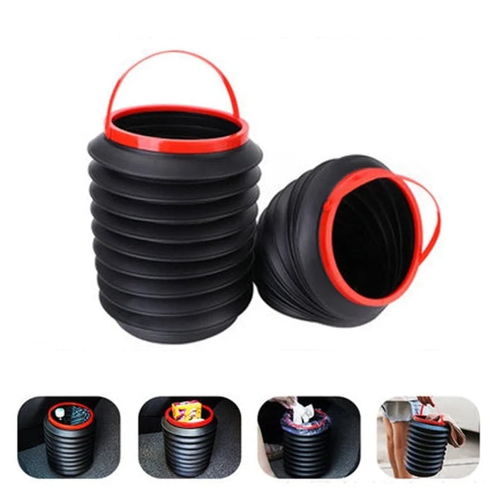 Car Folding Trash Storage Bucket
