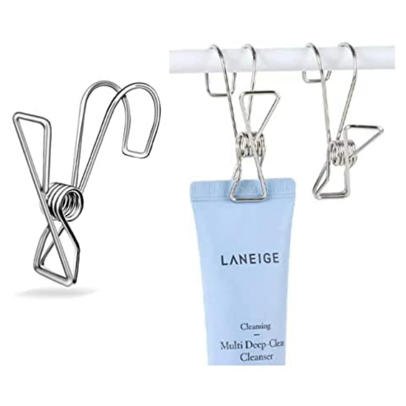 304 Stainless Steel Metal Long Tail Clip (2PCS)