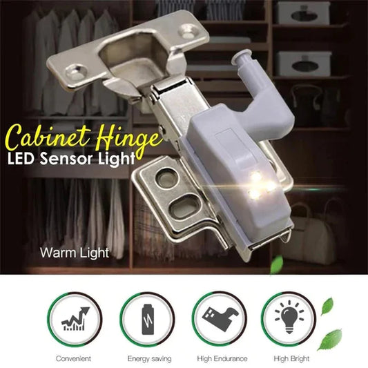 Hinge LED Sensor Light For Kitchen Bedroom (2PCS)