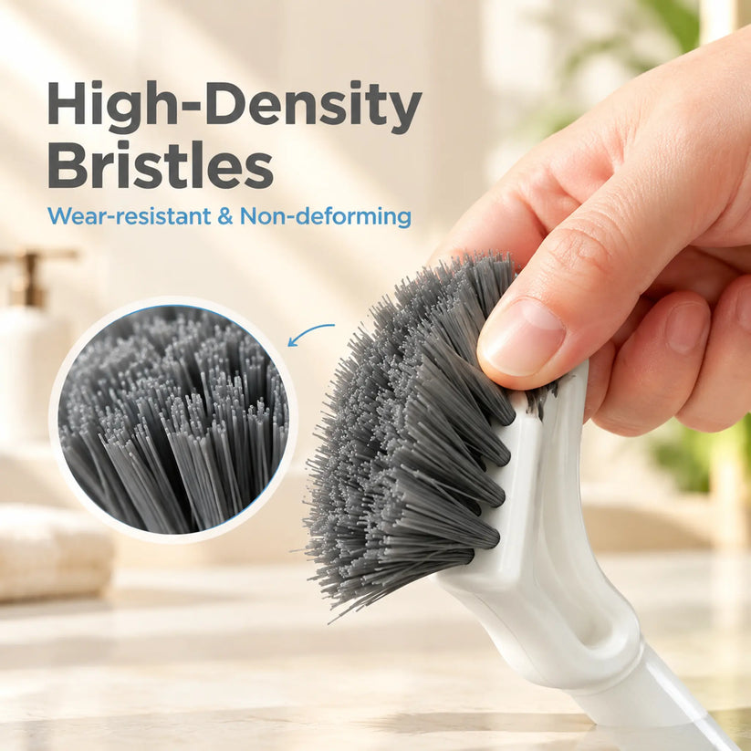 🔥LAST DAY SALE 50% OFF-💯Adjustable Length Stainless Steel Telescopic Long Handle Crevice Cleaning Brush 🧹
