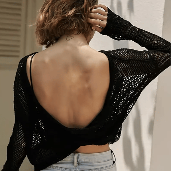 🔥Hot Sale 49% OFF!!⚡-Women's Solid Color Wireless Backless Bra👍