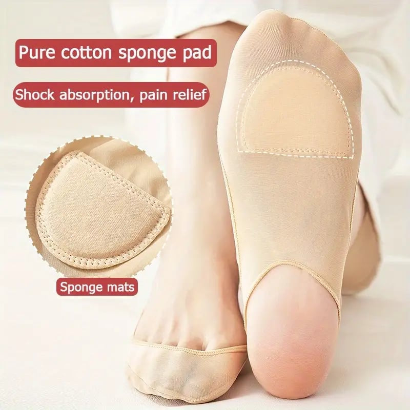 Exclusive Offer ✨ Three Pairs 🔥 Anti-Slip Invisible Socks - Cushioned Sole & Stays in place