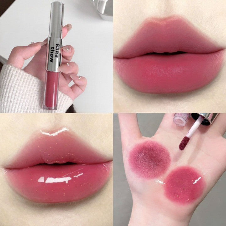 Perfect Twin Lip 💄✨ — 2-in-1 Dual-Ended Liquid Lipstick | Velvet Matte + Glossy Shine 💋
