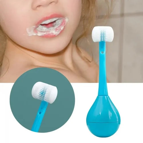 Tumbler Three-sided Children's Toothbrush