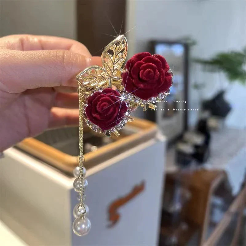 Vintage Rose Hairpin