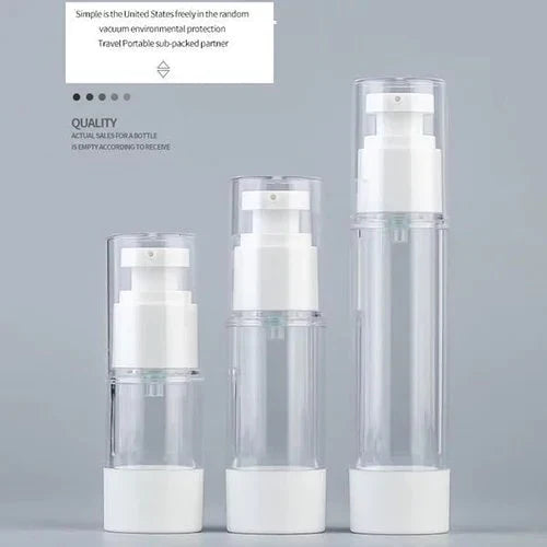 Vacuum Cosmetic Travel Container