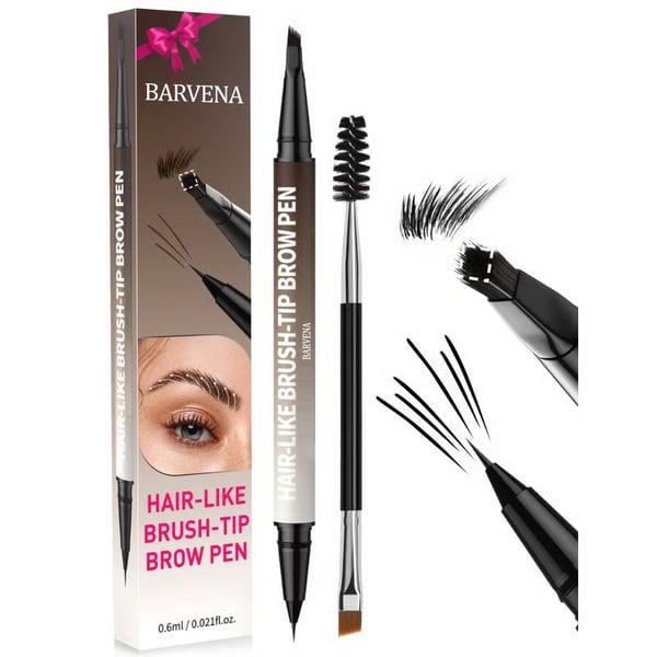🔥 50% OFF!! 🏆 Best Seller | 🌟✨ 4D Brow Pen – Natural-Looking Brows & Precise Eyeliner 💁‍♀️