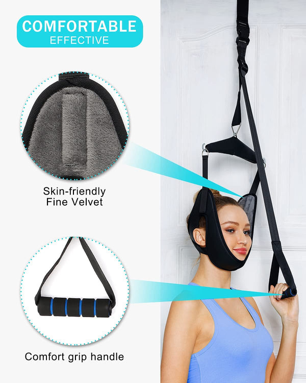 🥰Stretch Away Neck Tension Anytime, Anywhere – The Ultimate Portable Neck Stretcher
