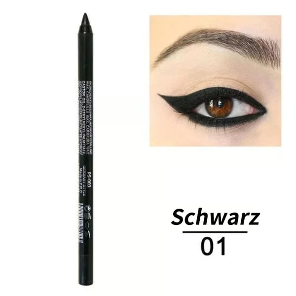 ✏️14-Pack Waterproof Colored Gel Eyeliner Pencil – Metallic & Shimmer Finishes, Smudge-Proof ✨