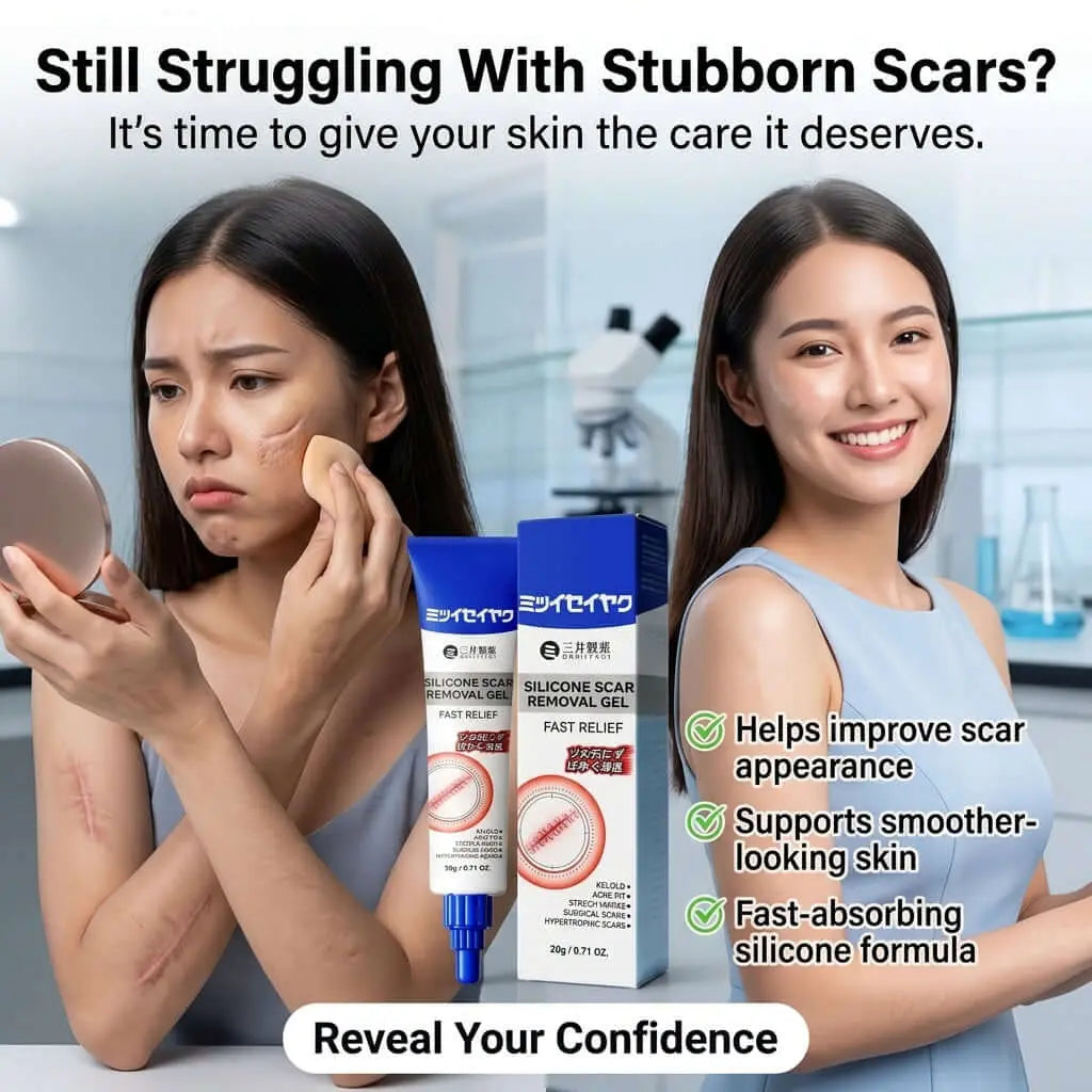 ✨Authentic Silicone Scar Removal Gel – Scar Care Treatment for Smoother-Looking Skin