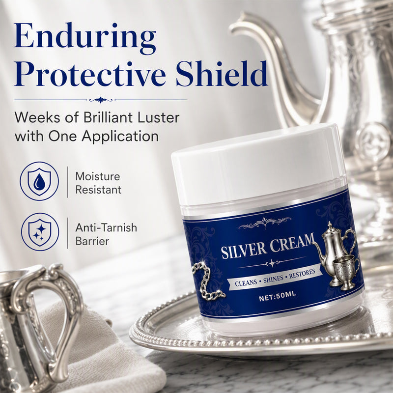 (🔥HOT SALE NOW 50% OFF) Silver Shine Restoring Cream – Tarnish & Oxidation Remover