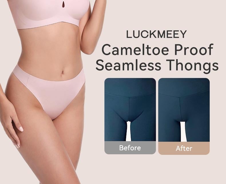 ✨ Camel Toe Cover Thongs for Women 💕 | Seamless G-String Underwear 🌸 Comfortable Basic Fit  Machine Washable