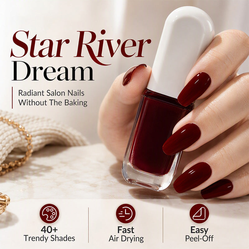 💅 “No-bake, Quick-dry, Peelable water-based nail polish” 🎨—keep your fingertips looking perfect at all times! 💅