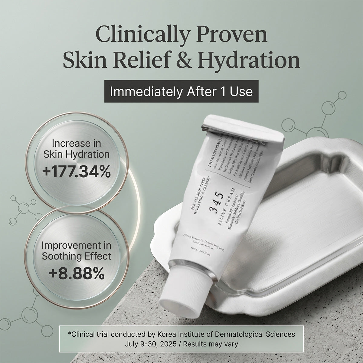 ( 🔥 HOT SALE- 50% OFF) 345 Relief Soothing Face Moisturizer