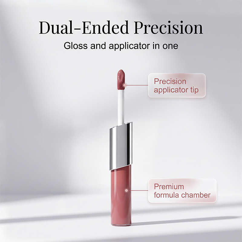 Perfect Twin Lip 💄✨ — 2-in-1 Dual-Ended Liquid Lipstick | Velvet Matte + Glossy Shine 💋