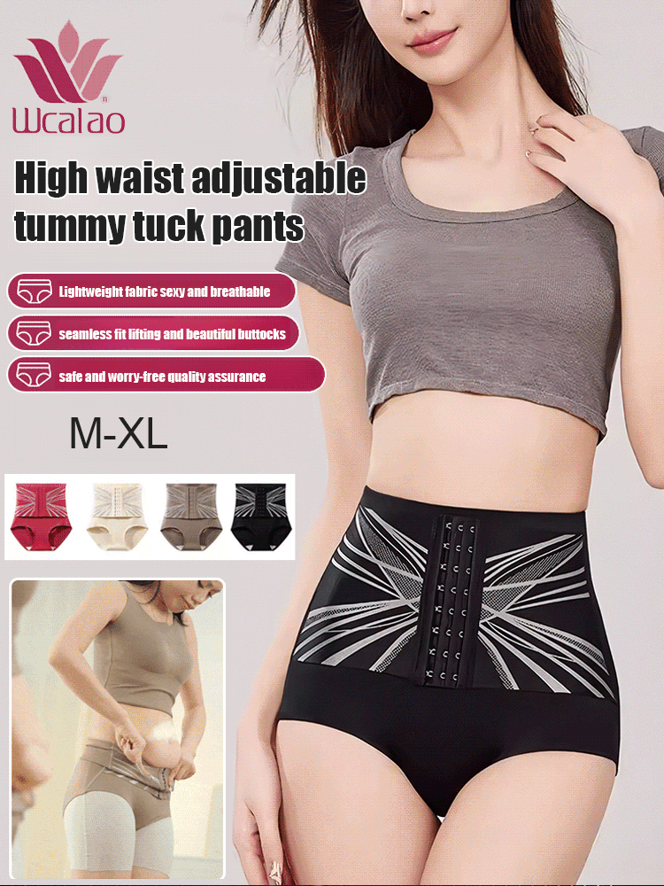 💖 4-in-1 Tummy Control & Butt Lifting Shapewear Panty 🩲✨ – High-Waisted Slimming & Body-Sculpting Underwear