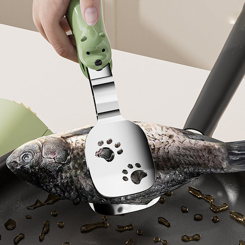 📢📢50% OFF!!! ✨2-in-1 Non-Slip and Durable Spatula Tongs