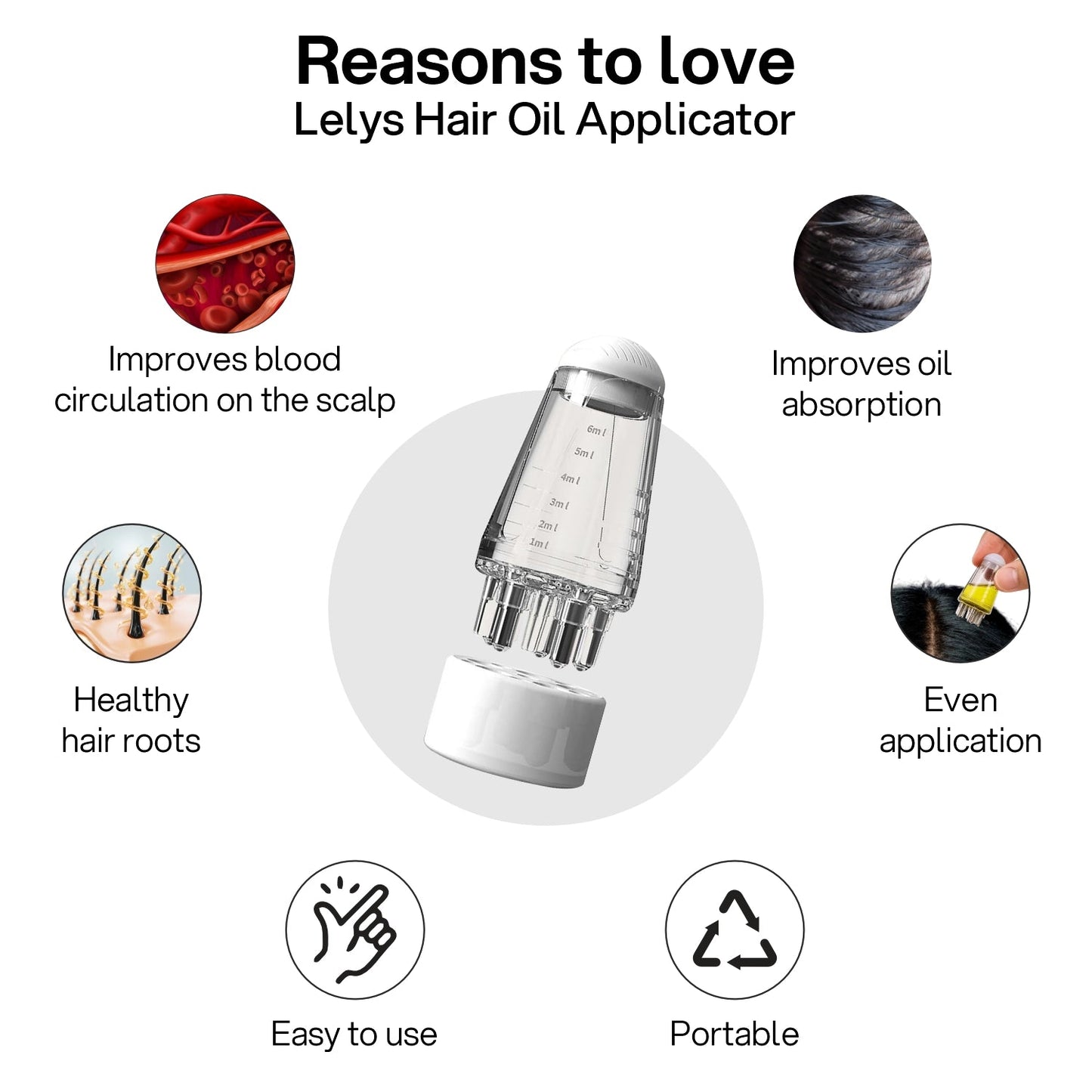 Stop Wasting Hair Oil! 💧 The Smart Hair Oil Applicator Comb Gives Your Scalp the Perfect Treatment Every Time