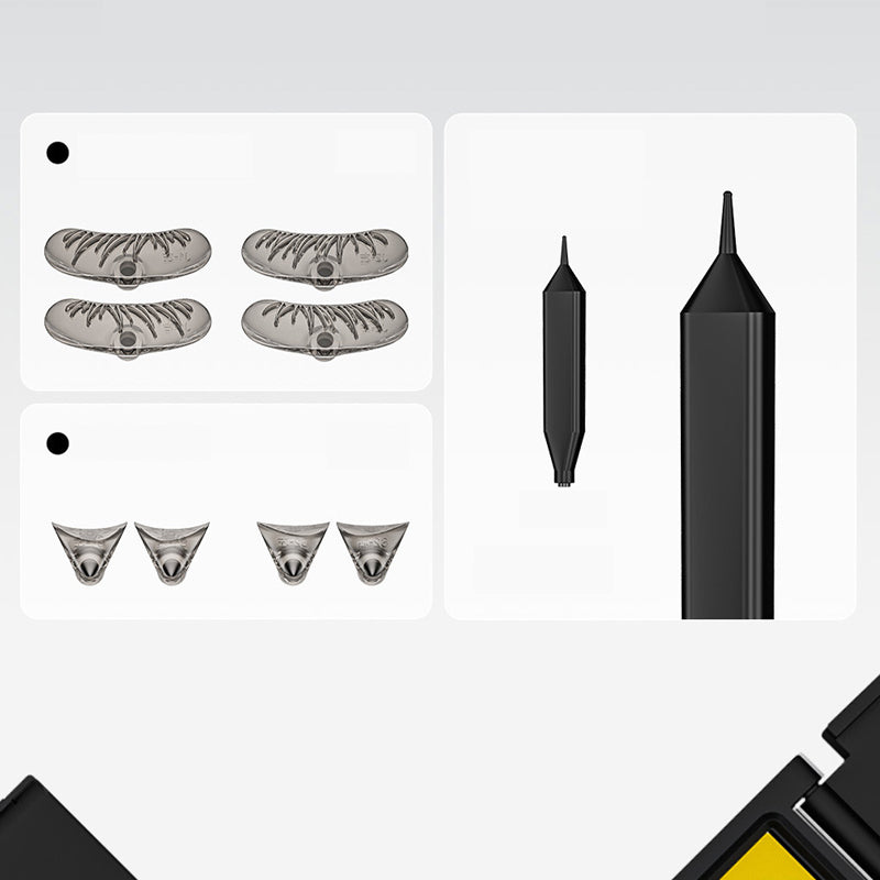 🔥 3-in-1 Eyeliner Lower Lash Stamp Kit ✨ Easy Glam in Seconds 💕