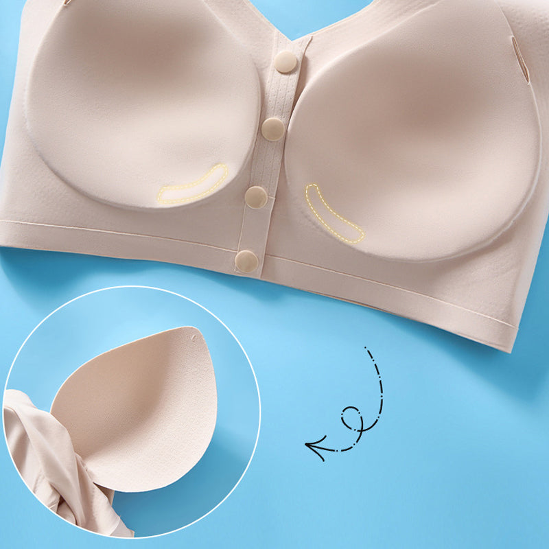 ✨💗 Front Closure Comfort Bra – Breathable Supportive Everyday Bra for All-Day Comfort 🌸