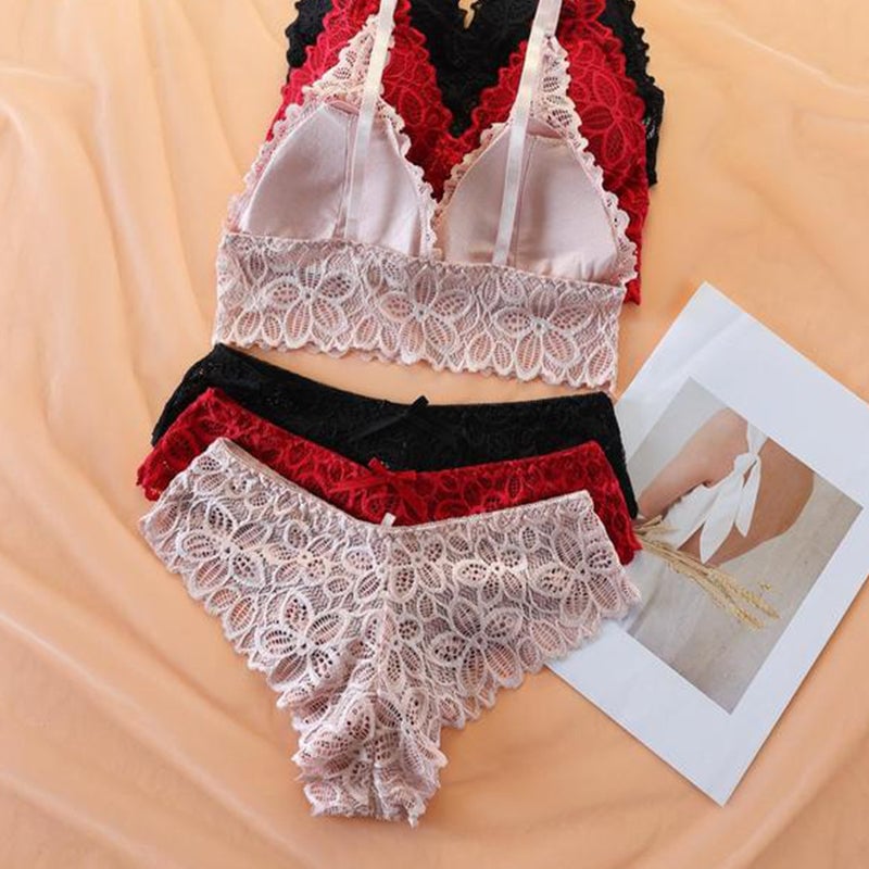 🎀 Lace Lingerie Set for Women ✨ | Sexy Elegant Underwear Set with Refined Design