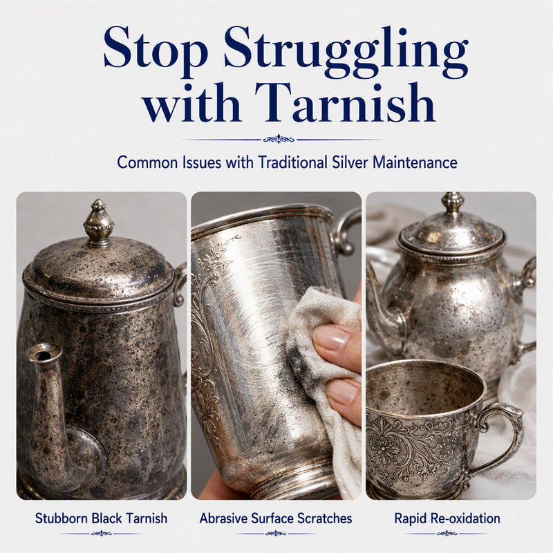 (🔥HOT SALE NOW 50% OFF) Silver Shine Restoring Cream – Tarnish & Oxidation Remover