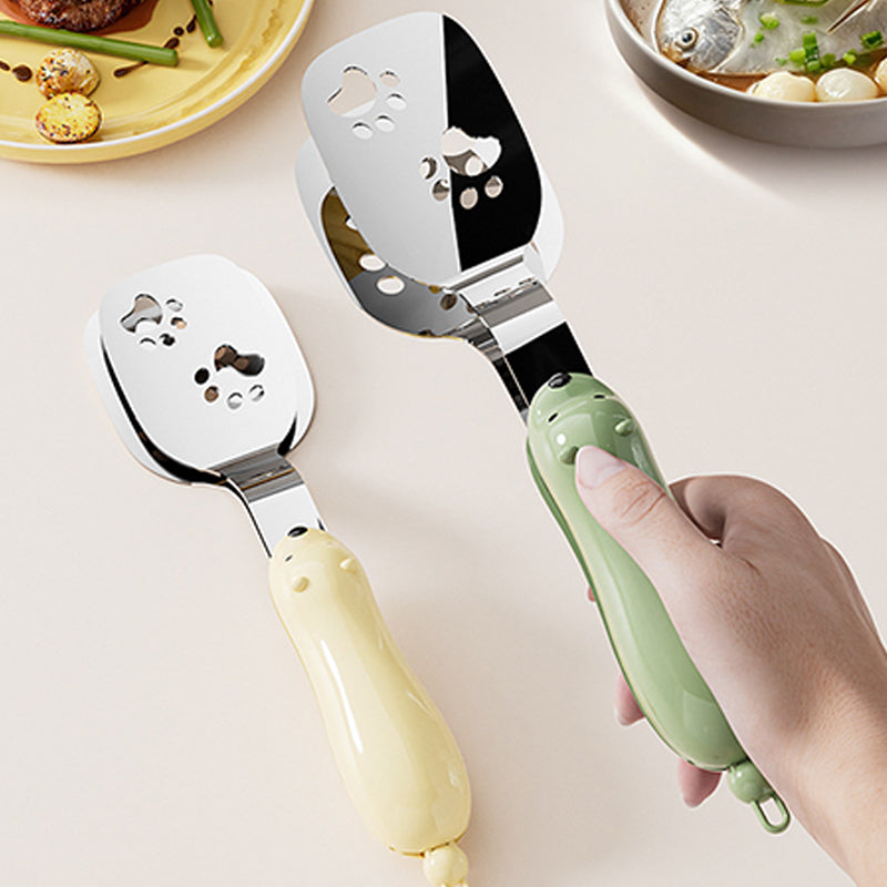 📢📢50% OFF!!! ✨2-in-1 Non-Slip and Durable Spatula Tongs