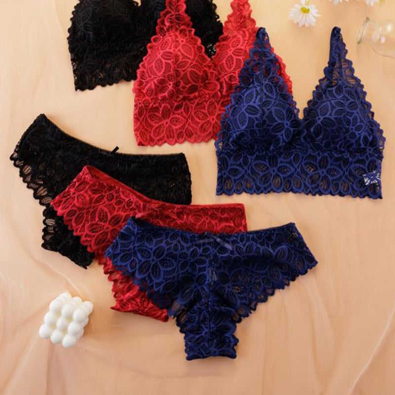 🎀 Lace Lingerie Set for Women ✨ | Sexy Elegant Underwear Set with Refined Design